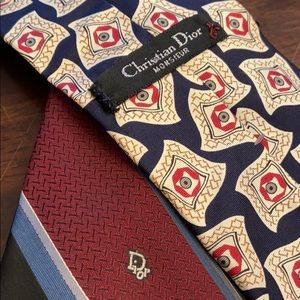Vintage Christian Dior neckties